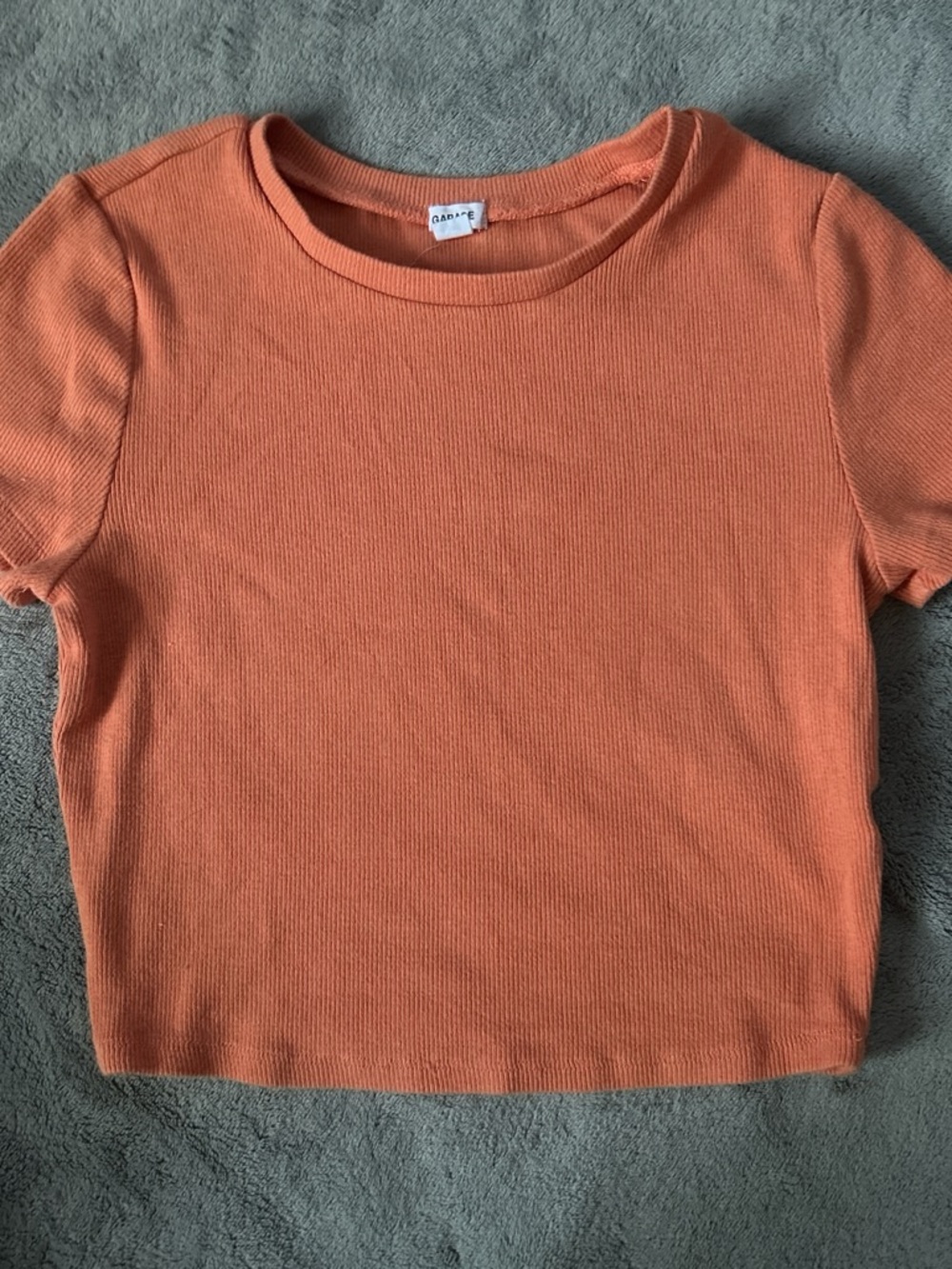 Garage Orange Ribbed Tee